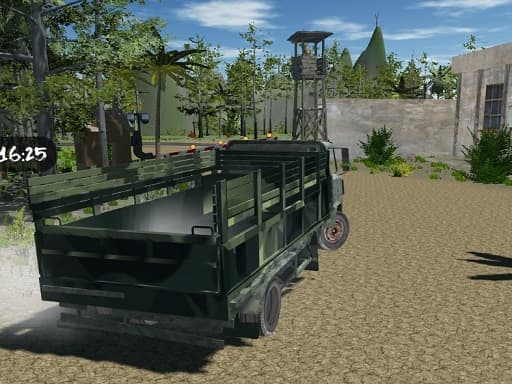 Offroad Truck Army Driving artwork