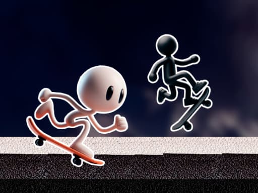 Black and White Stickman artwork