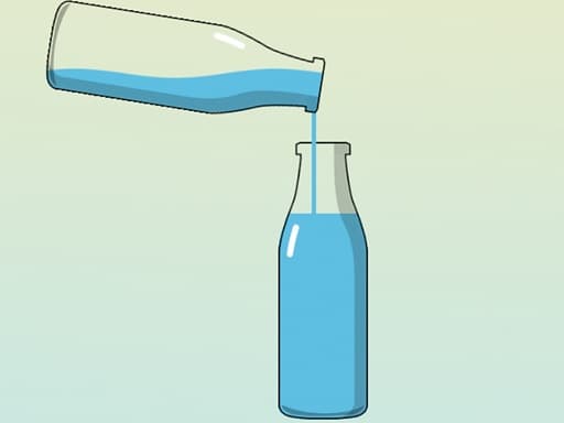 Water sort in bottle puzzle artwork