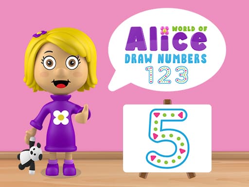 World of Alice Draw Numbers artwork