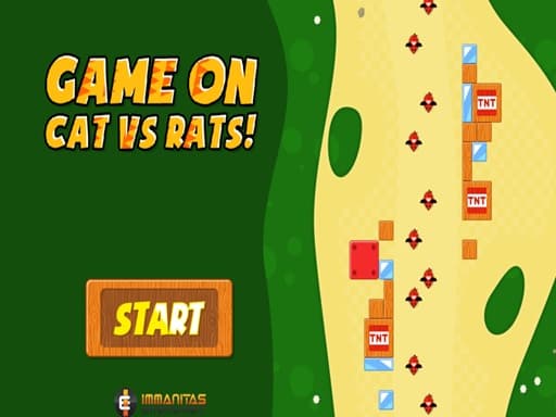 Game On Cat vs Rats artwork