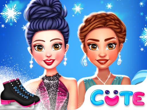 Princess Winter Ice Skating Outfits artwork
