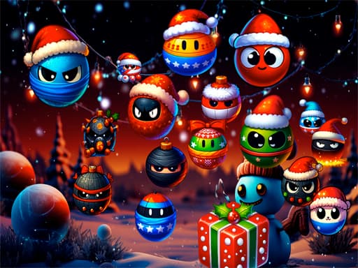 Christmas Rush : Red and Friend Balls artwork