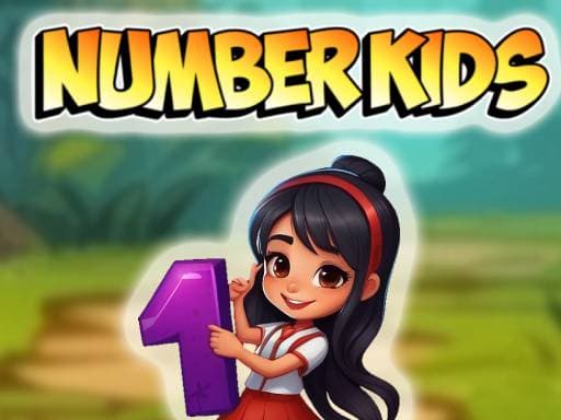 Number kids artwork
