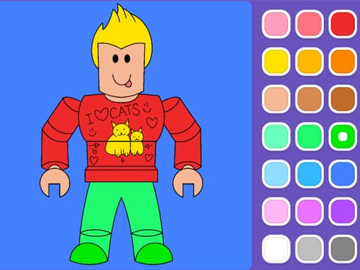 Roblox Coloring Game artwork