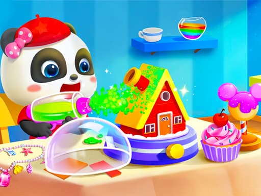 Baby Panda Kids Crafts DIY artwork