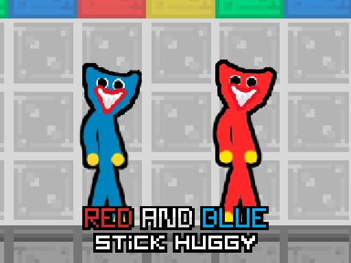 Red and Blue Stick Huggy artwork