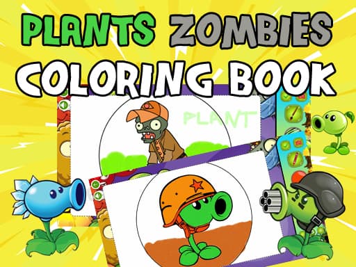Plants vs Zombies Coloring artwork