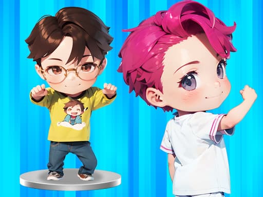 BTS Chibi Claw Machine artwork
