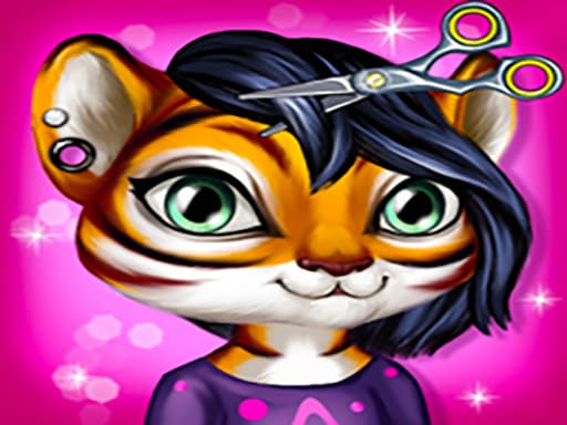 Cute Animal Hair Salon artwork