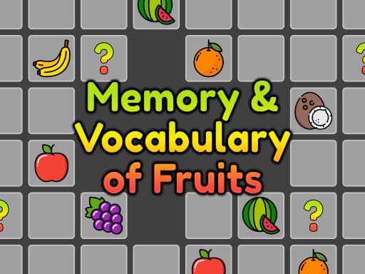 Memory and Vocabulary of Fruits artwork