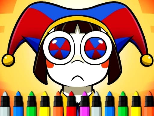 Digital Circus Coloring Adventure artwork