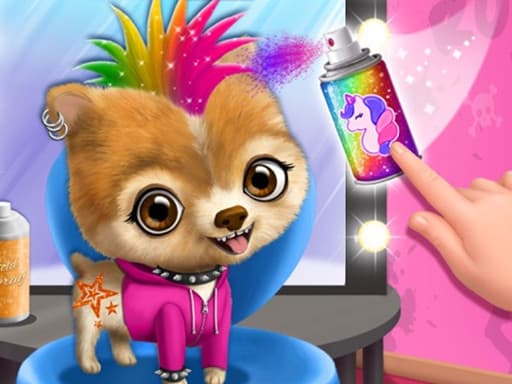 Rock Star Animal Hair Salon artwork