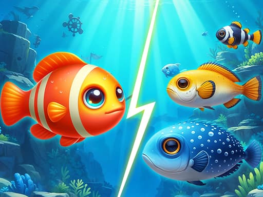 Fish Frenzy Eat Some Fish artwork