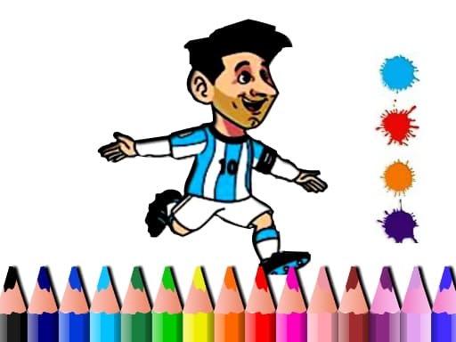 BTS Messi Coloring Book artwork