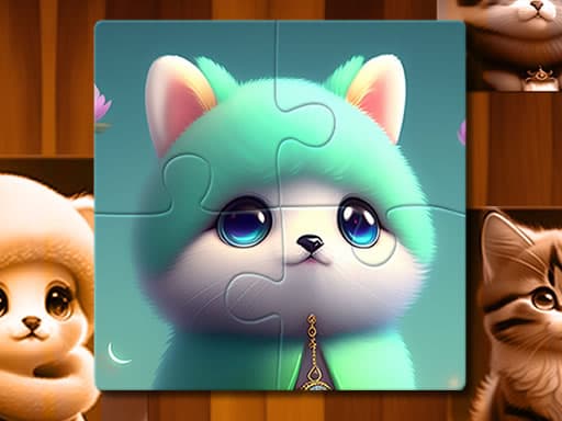 Cute Cat Jigsaw artwork