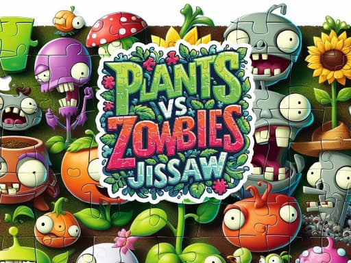 Plants vs Zombies Jigsaw artwork