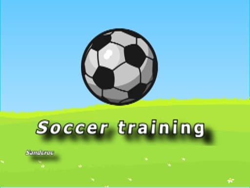 Soccer training artwork