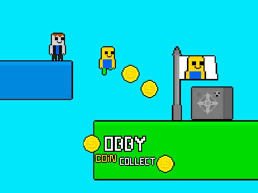 Obby vs Bacon Rainbow Parkour artwork