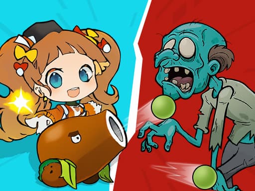 Plant Girl Defense Zombie artwork
