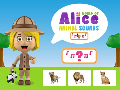 World of Alice Animal Sounds artwork