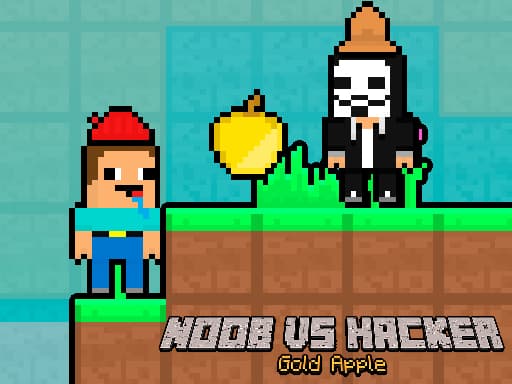 Noob vs Hacker Gold Apple artwork