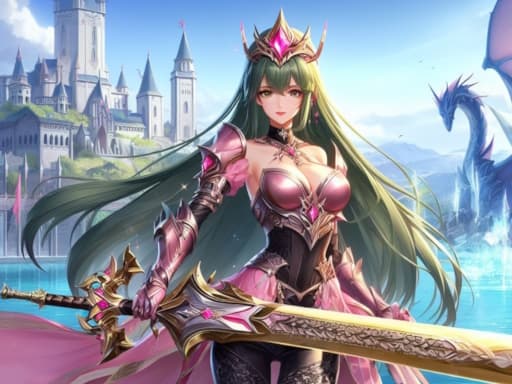 Golden Sword Princess artwork