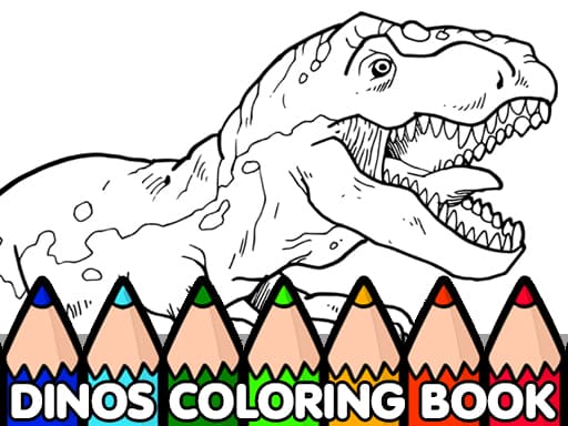 Dinos Coloring Book artwork