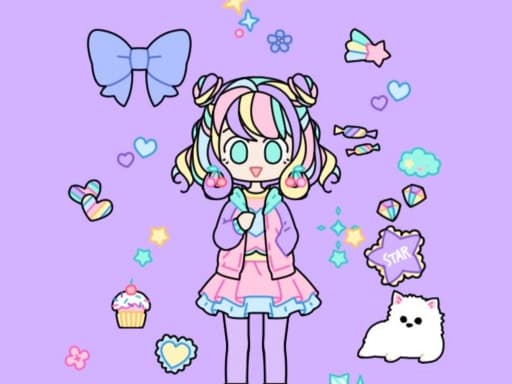 Pastel Girl Dress Up artwork