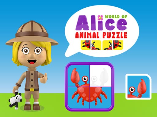 World of Alice Animals Puzzle artwork