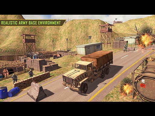Army Car Truck Transport Game artwork