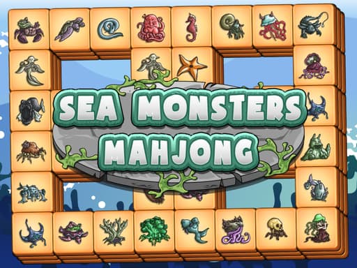 Sea Monsters Mahjong artwork
