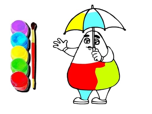 Grimace Click and Paint artwork